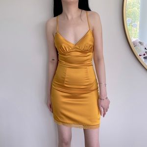 Mistress Rocks Courtesan Mini Satin Dress